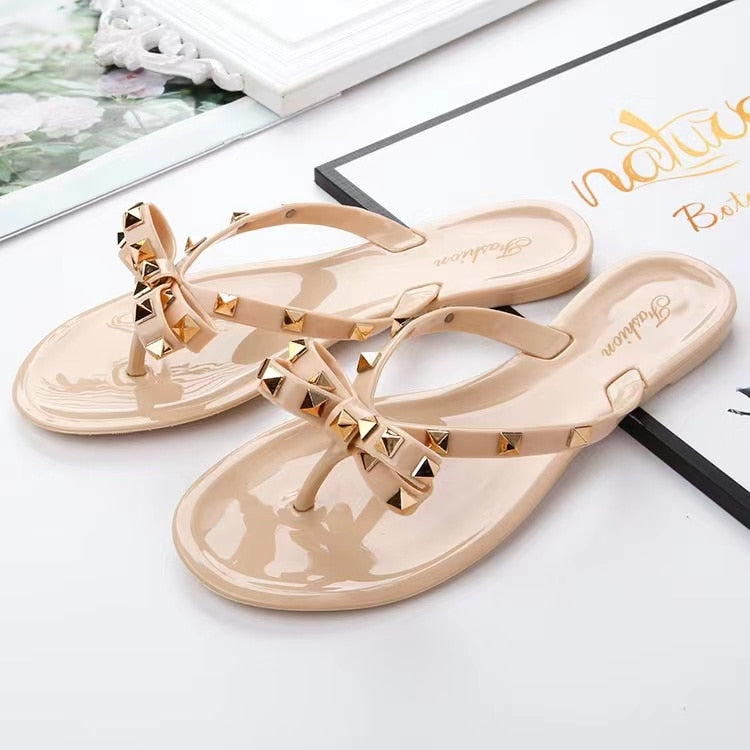 antmvs  Summer Flip Flops Women Slide Sandals Crystal Bling Beach Slippers Casual Shoes For Women Light Wedges Platform Slippers