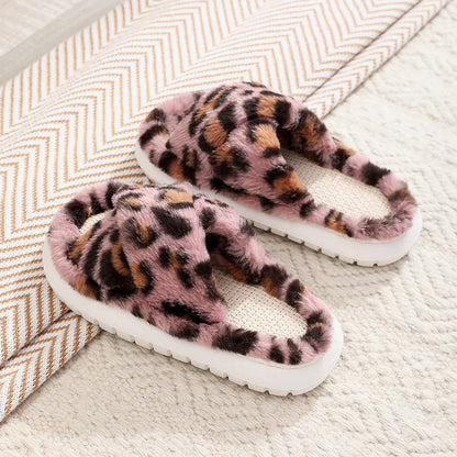 antmvs- rNew Women Home Slippers Open-Toe Cross Band Linen Soled Indoor Slides Linen Soled Non-Slip Bathroom Slippers