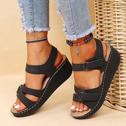 antmvs Summer Wedge Sandals for Women  New Fashion Non Slip Beach Shoes Woman Lightweight Casual Platform Sandalias Mujer Plus Size