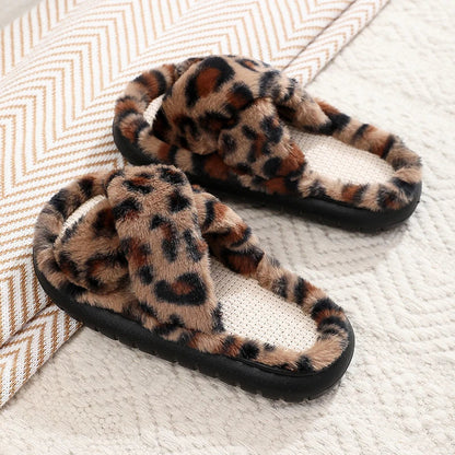 antmvs- rNew Women Home Slippers Open-Toe Cross Band Linen Soled Indoor Slides Linen Soled Non-Slip Bathroom Slippers