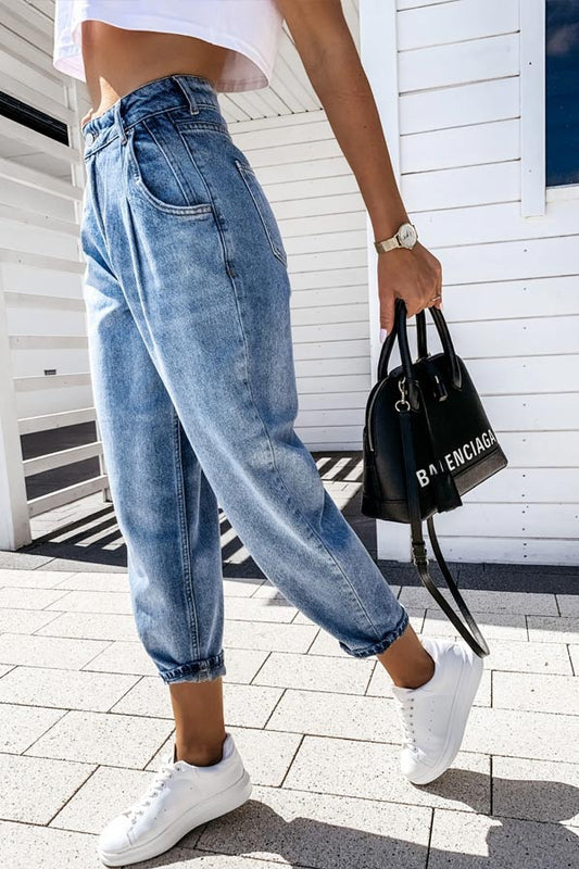 Antmvs Casual Loose Straight Jeans