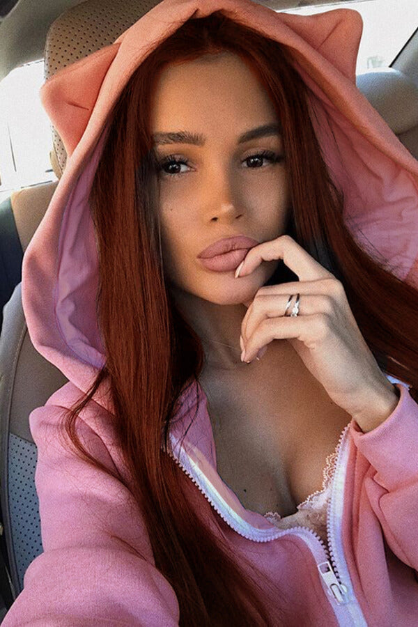 Antmvs Casual Solid Color Hoodie Sportswear Jumpsuit