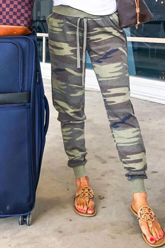 Antmvs Fashion Camouflage Digital Printing Trousers