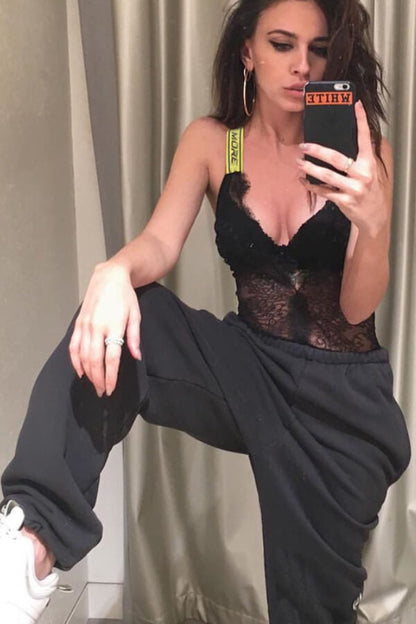 Antmvs Fashion Solid Color Rrushed Sweatpants (Thick)