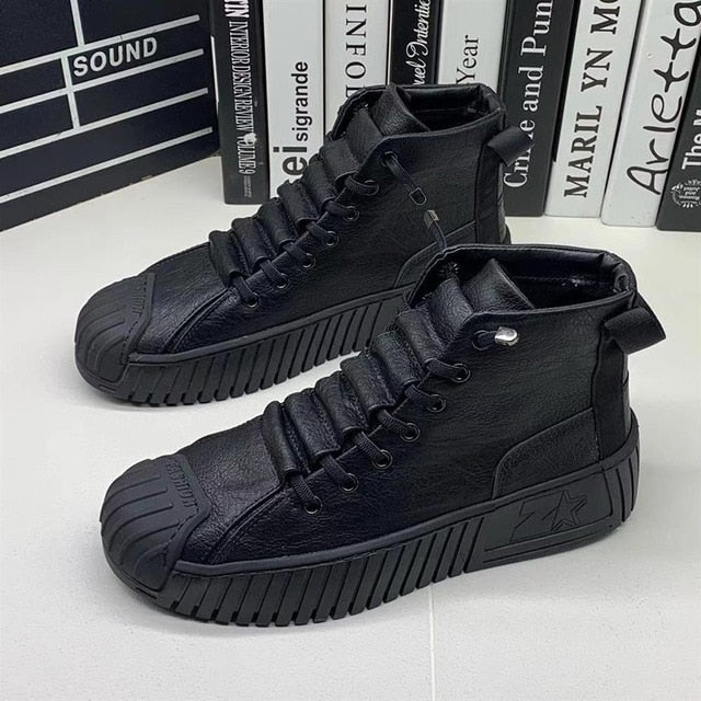 antmvs Autumn and winter New Men Martin boots The increased boots Fashion casual shoes board shoes High quality-0404